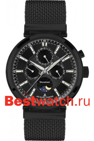 Часы Jacques Lemans Moonphase 1-1698E
